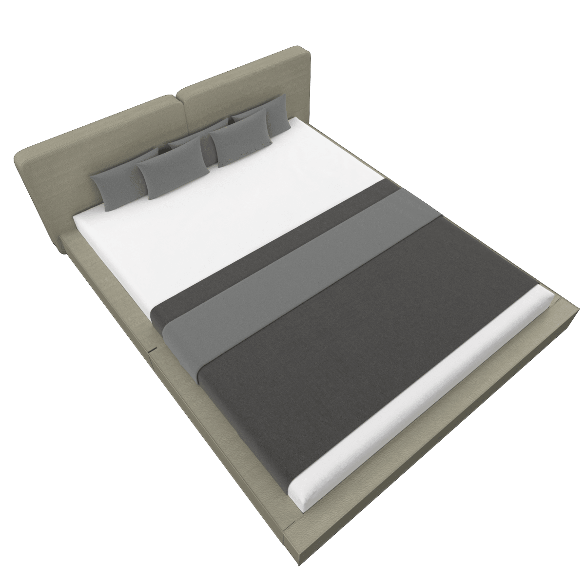Upholstered Platform Bed