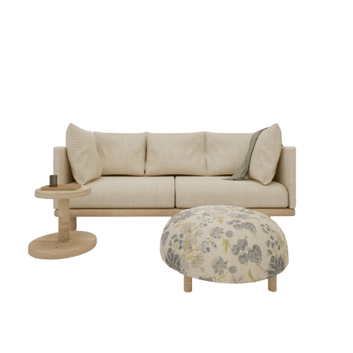 Stockholm Sundhamn beige sofa by ikea