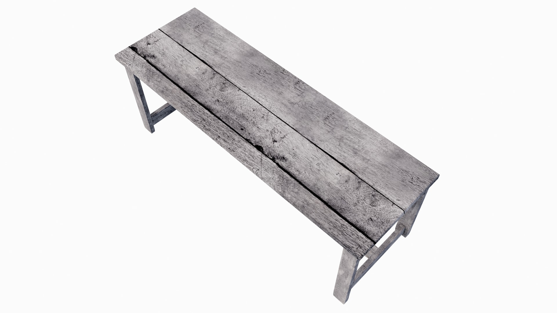 Old wooden bench