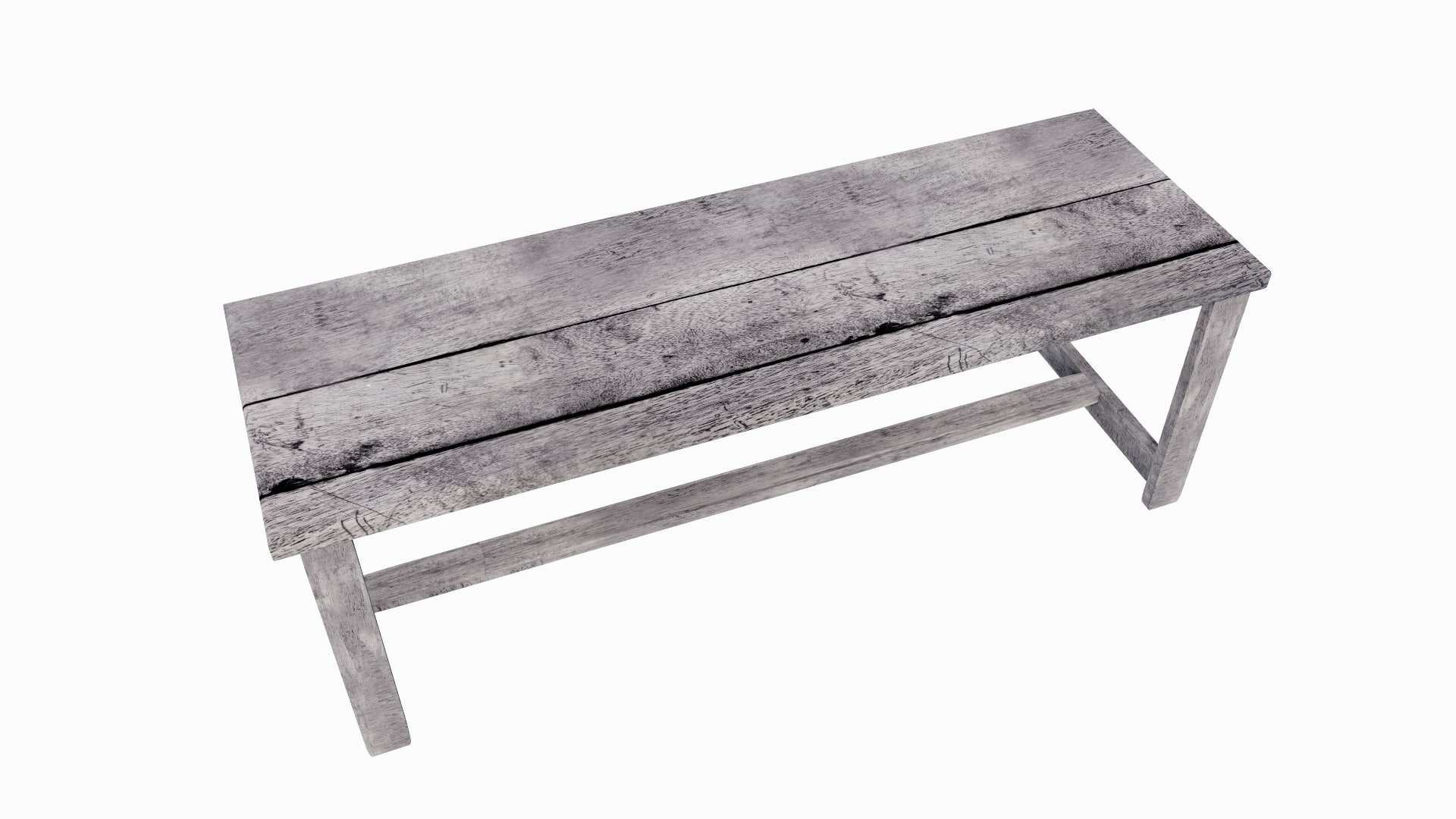Old wooden bench