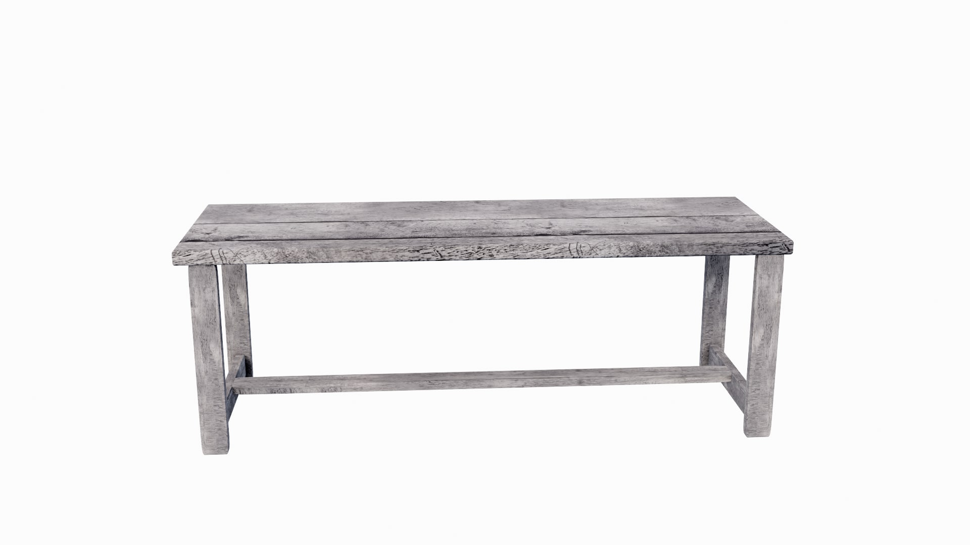 Old wooden bench