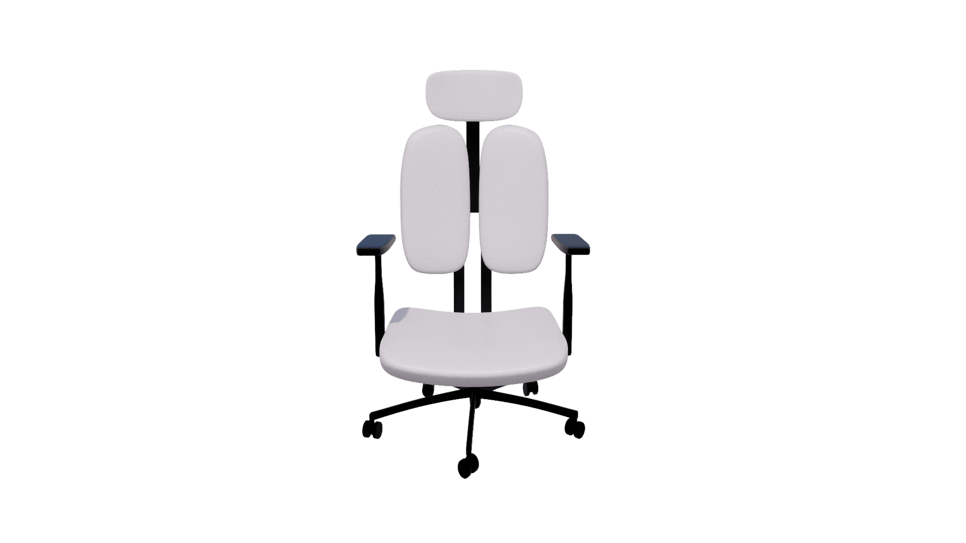 Double back chair White