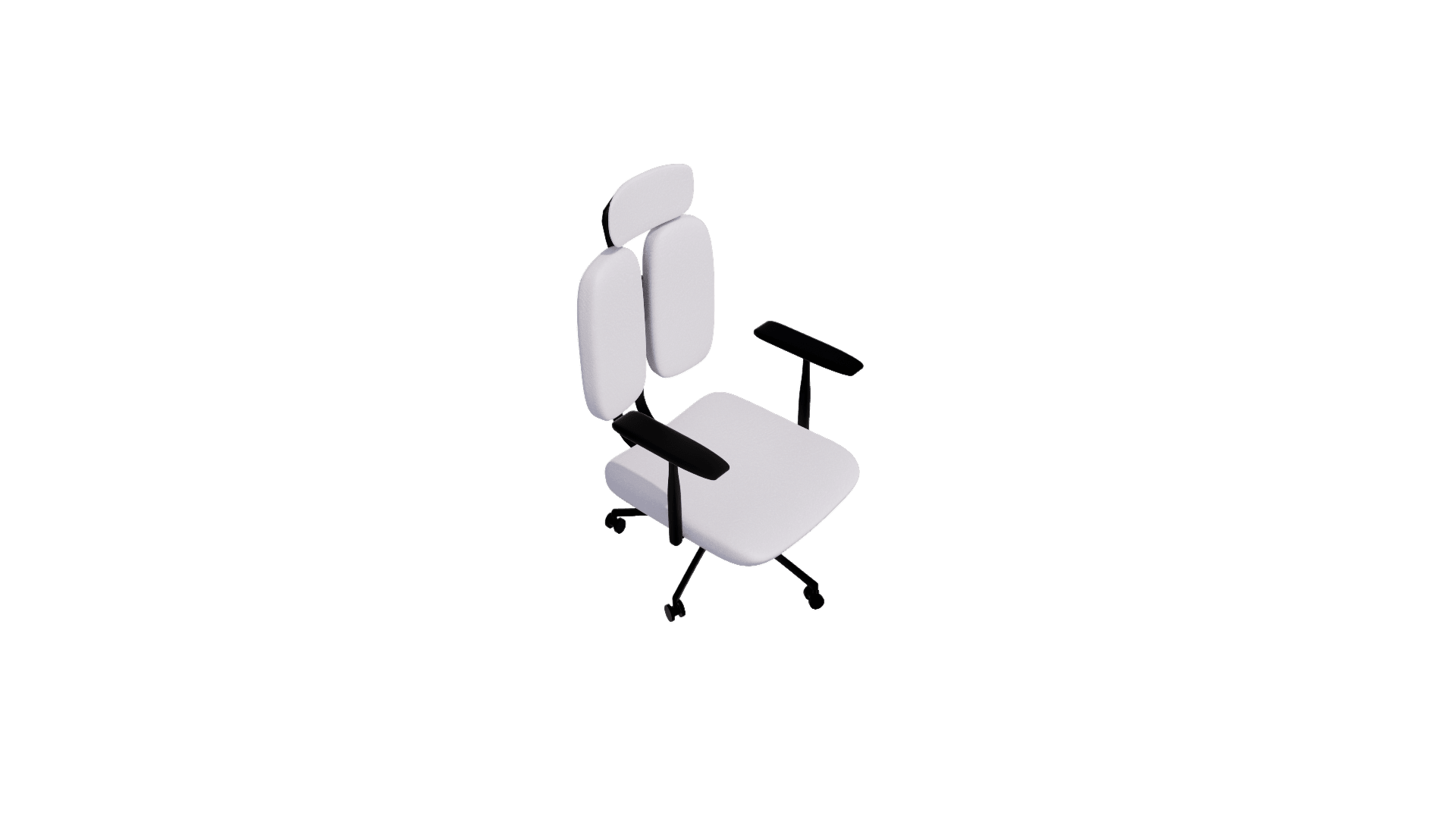 Double back chair White