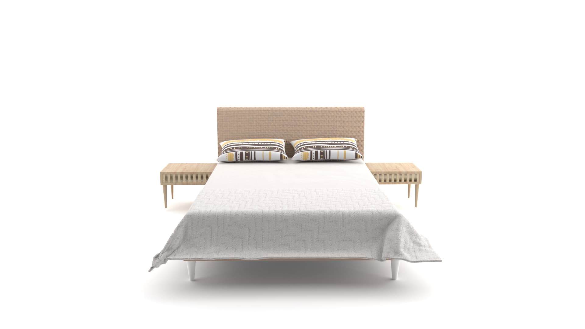 Japandi style Bed