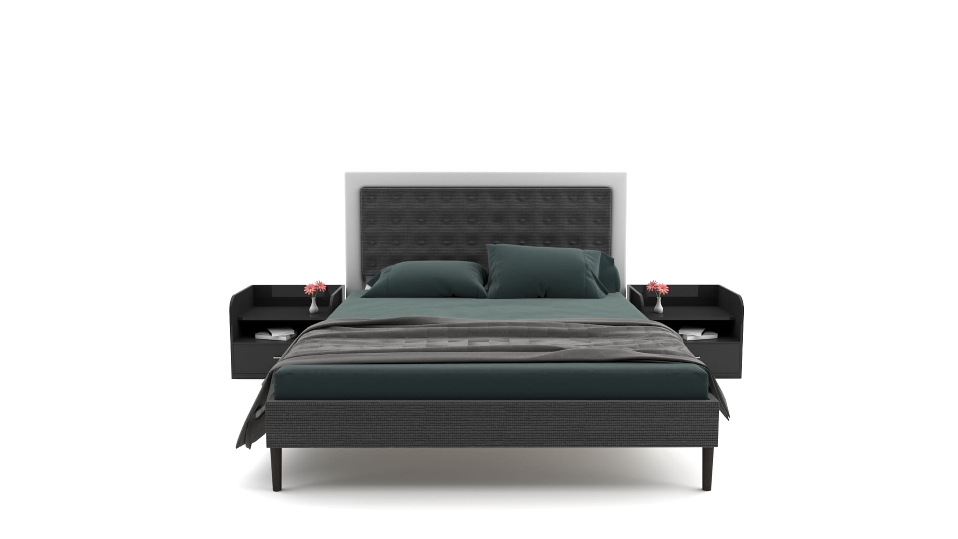 Hegg Tufted Upholstered Platform Bed