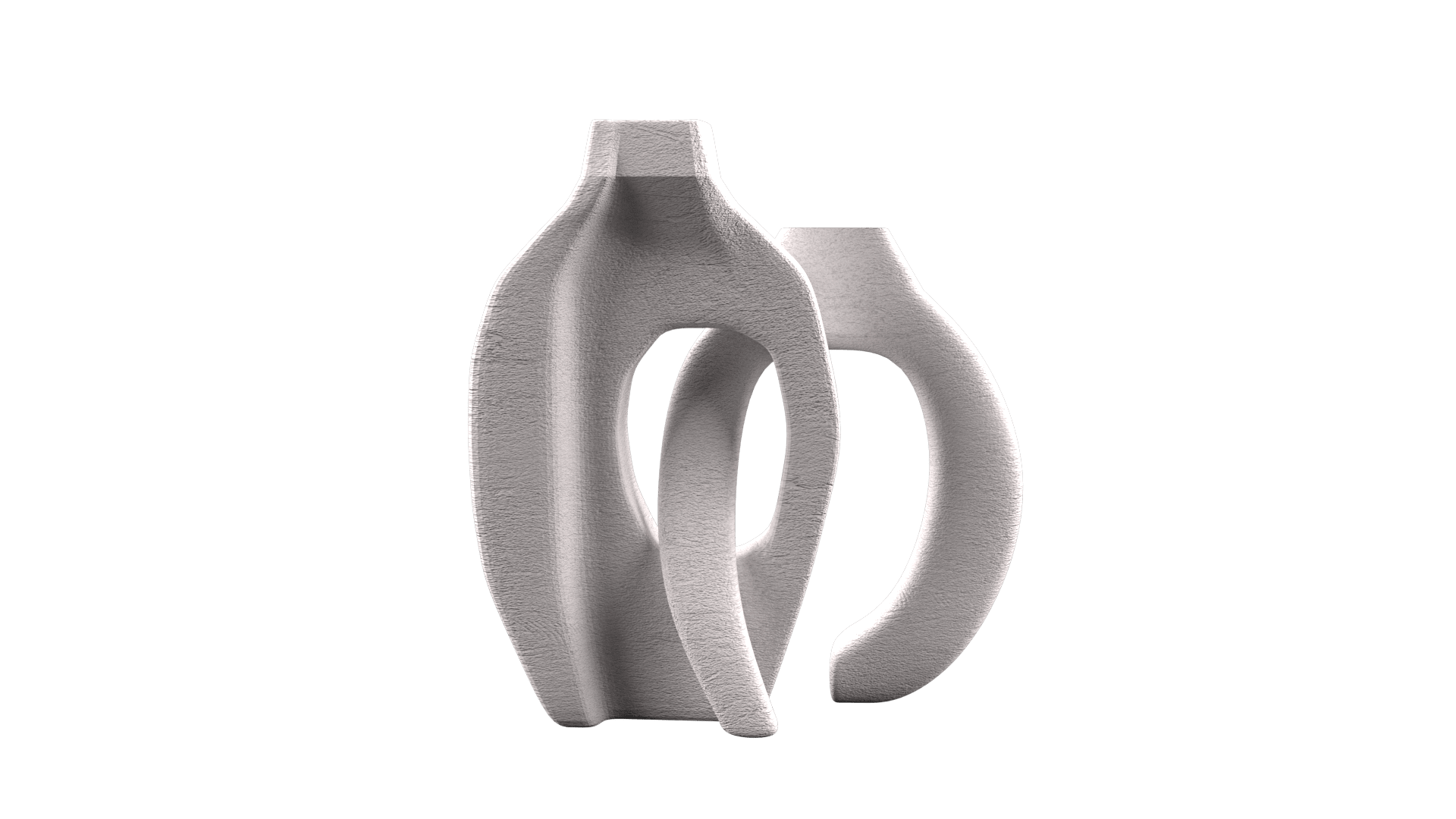 Christiam 2 Piece Handmade Ceramic Table Vase