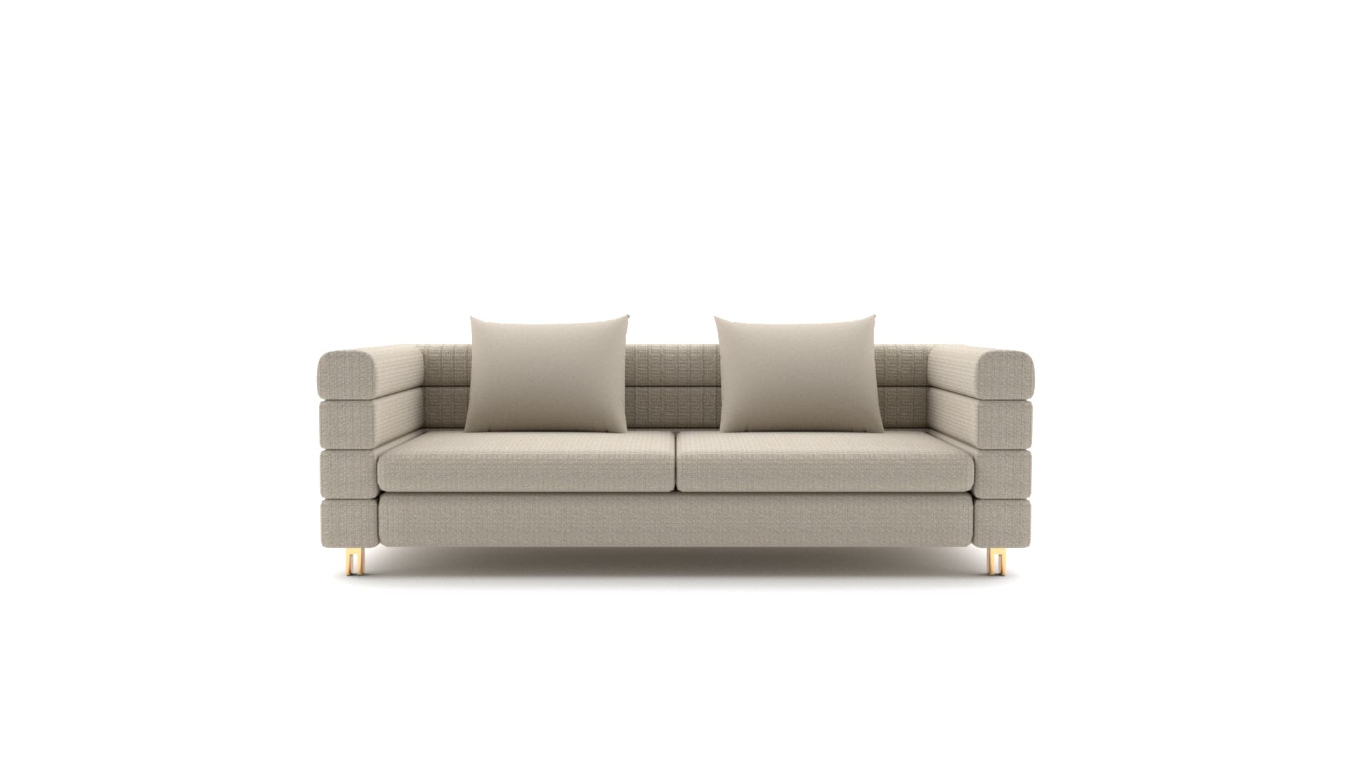 Eatonton Bouclé Sofa Couch 3 Seater Sofa