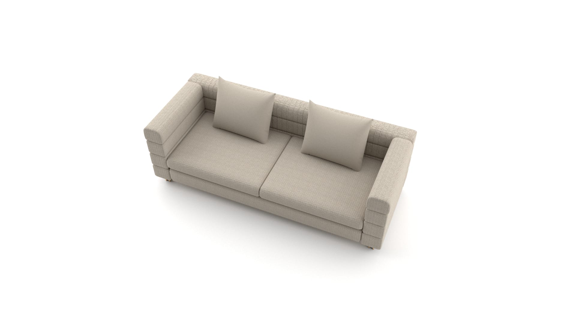 Eatonton Bouclé Sofa Couch 3 Seater Sofa