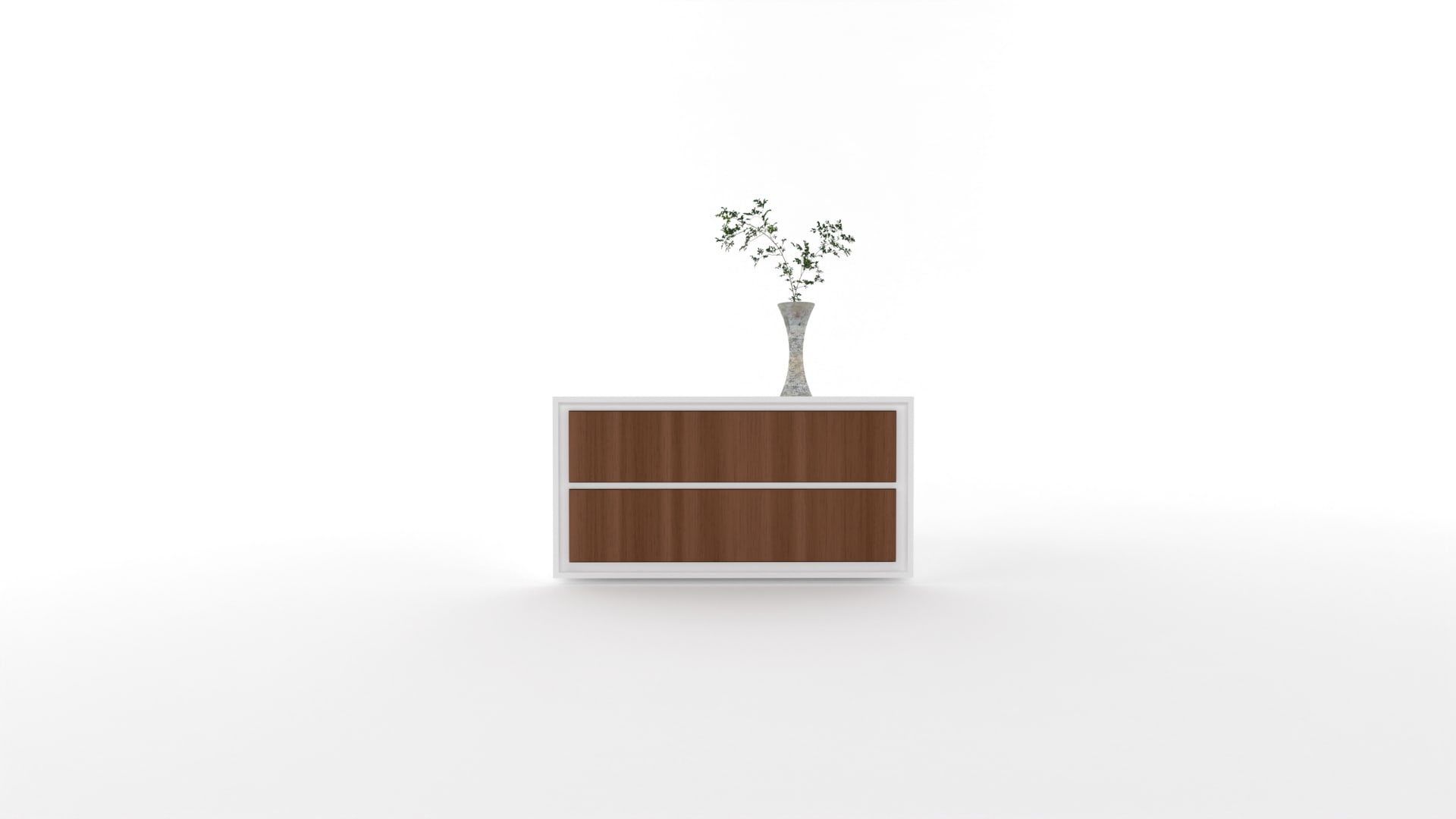 Marie Bedside Table - White