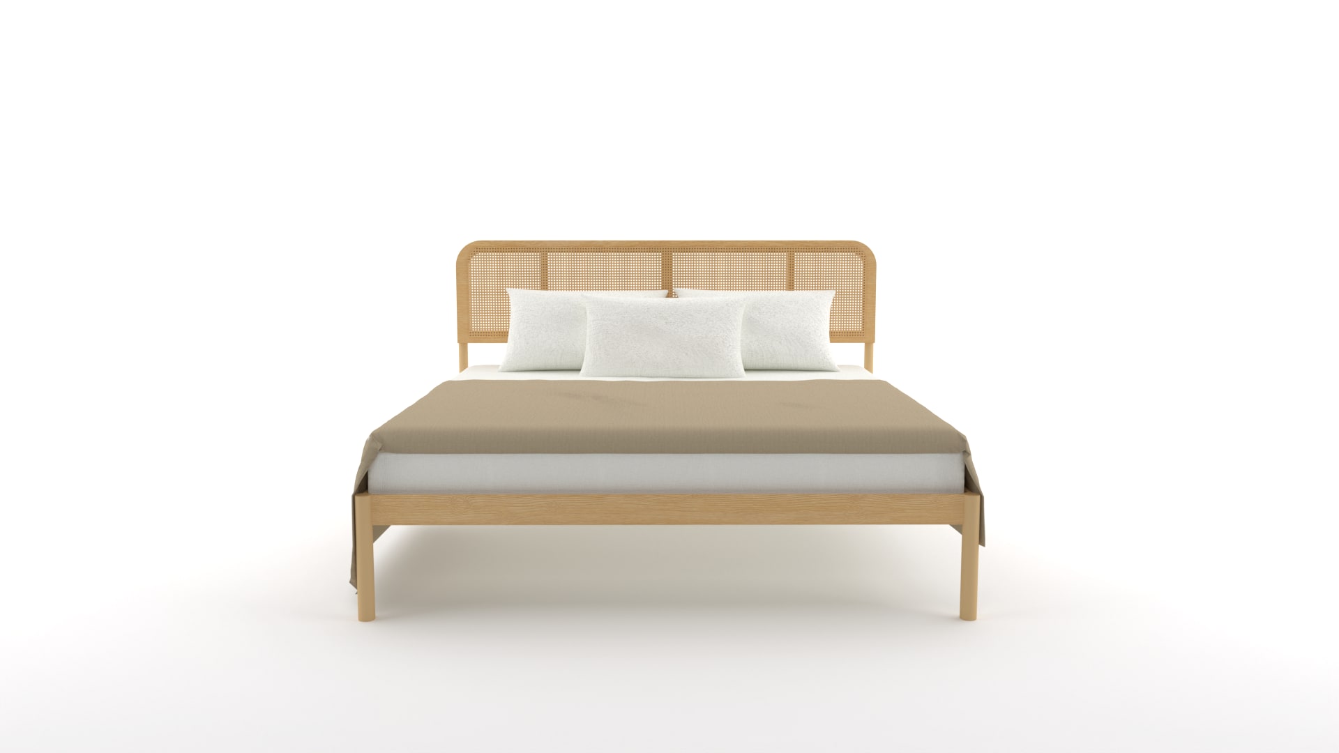 Blomquist Solid Wood Platform Bed