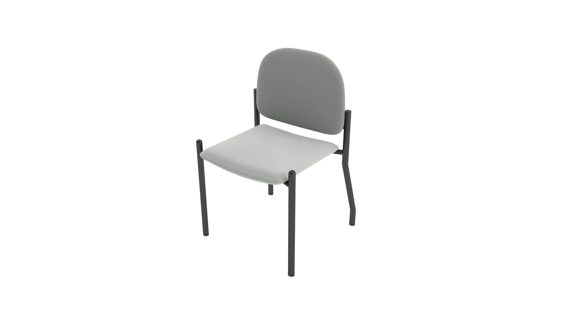 Linear Steel Side Chair