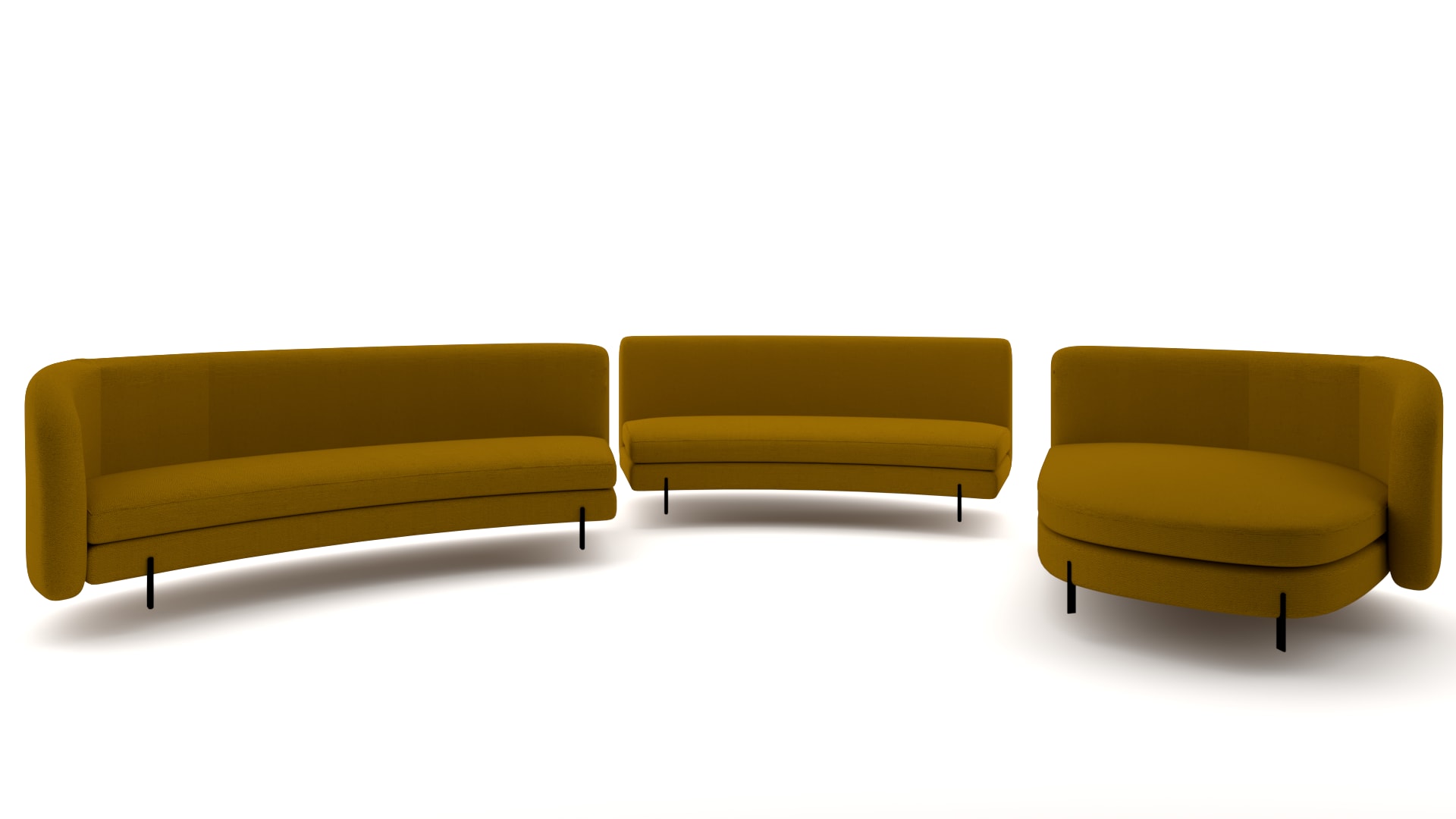 Hoekbank Sterre Geel sofa