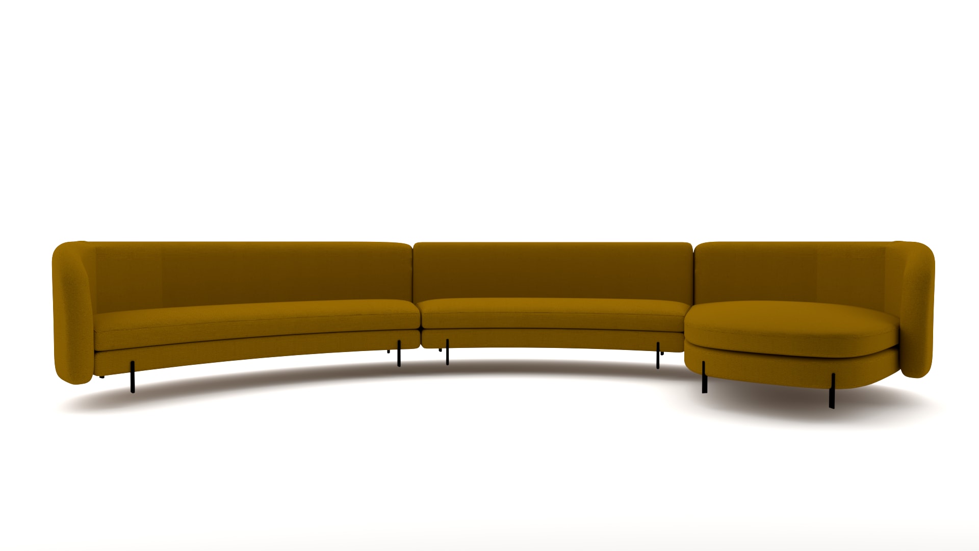 Hoekbank Sterre Geel sofa