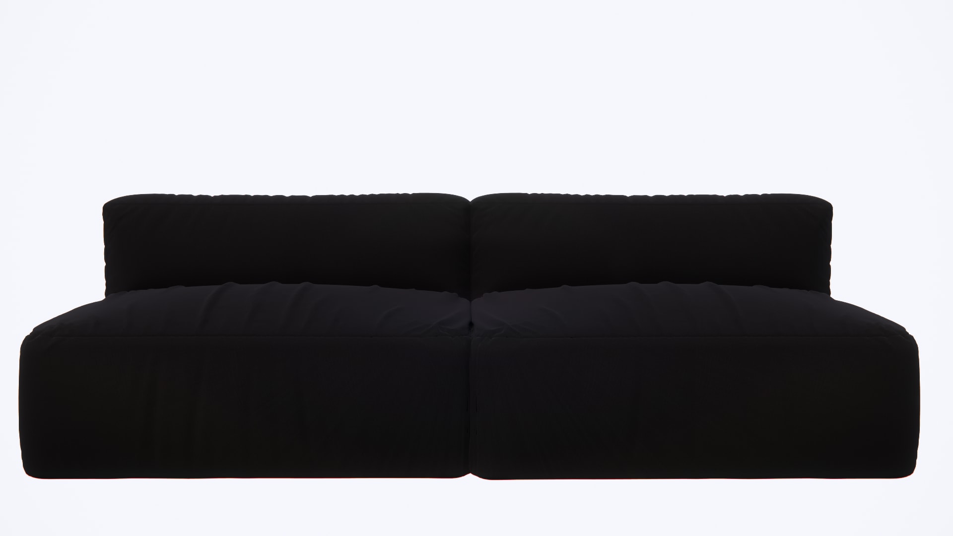 Black upholstery sofa