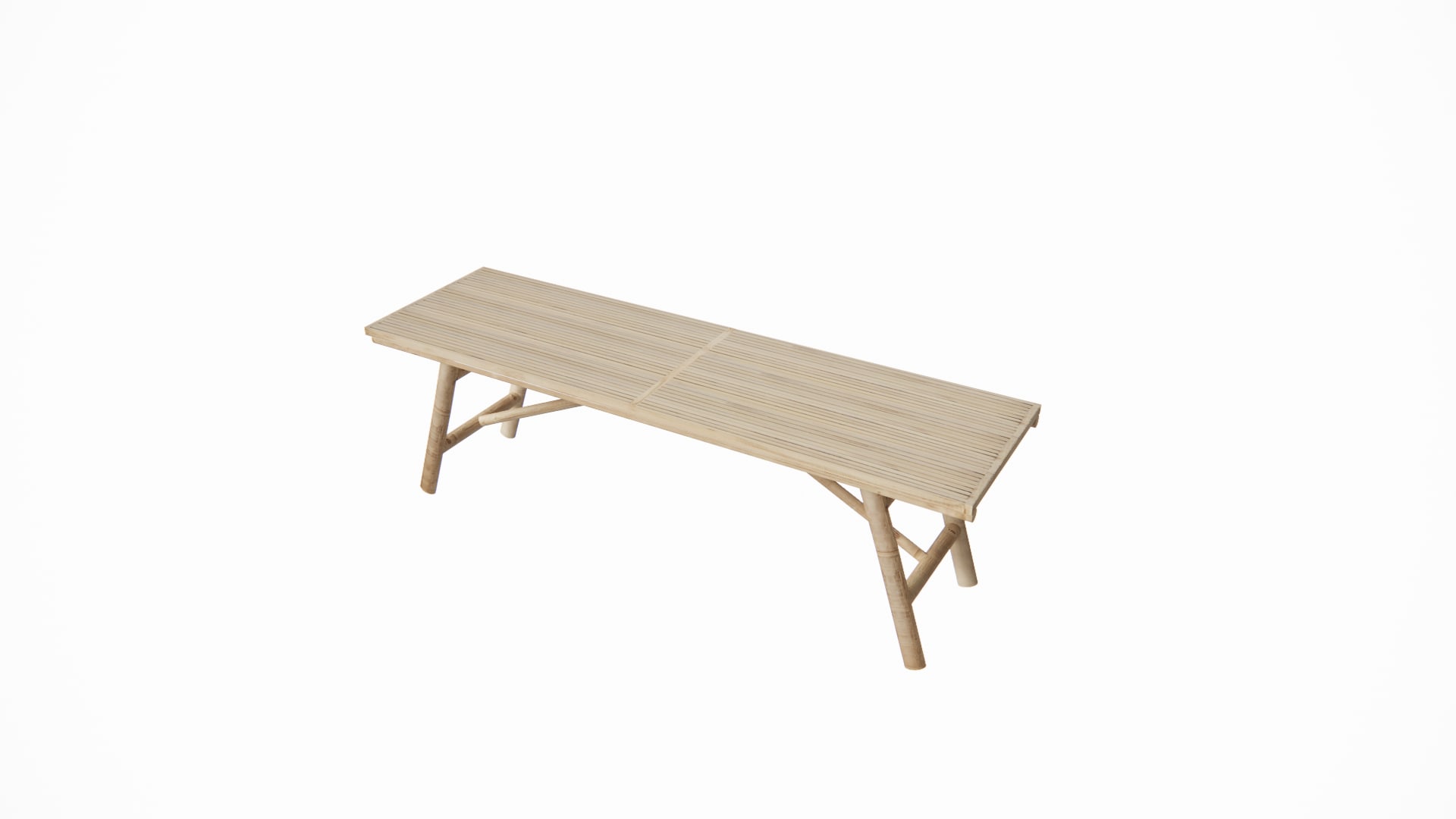 Bamboo bench