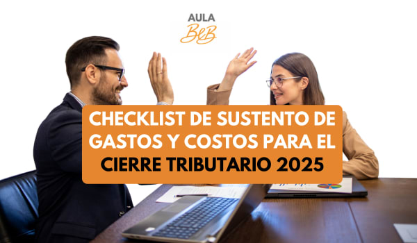 Imagen representativa del curso Sustento de Gastos y Costos para el Cierre Tributario 2025