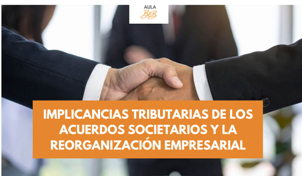 Imagen representativa del curso Implicancias Tributarias de los Acuerdos Societarios y la Reorganización Empresarial