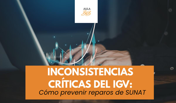 Imagen representativa del curso Inconsistencias Críticas del IGV: Cómo prevenir reparos de SUNAT