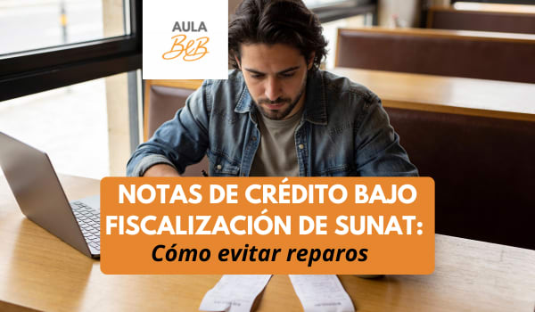 Imagen representativa del curso Notas de crédito bajo fiscalización SUNAT: cómo evitar reparos