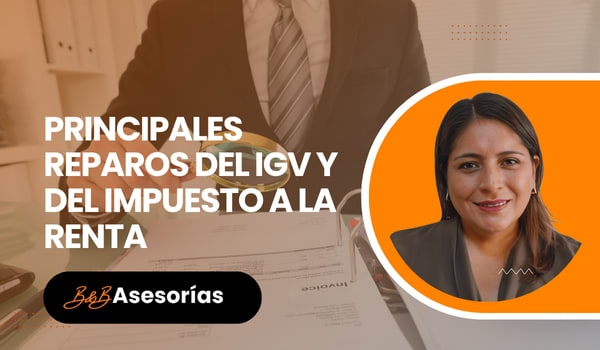 Imagen representativa del curso Principales Reparos del IGV y del Impuesto a la Renta