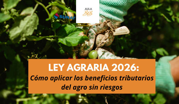 Imagen representativa del curso Ley Agraria 2026: Cómo aplicar los beneficios tributarios del agro sin riesgos