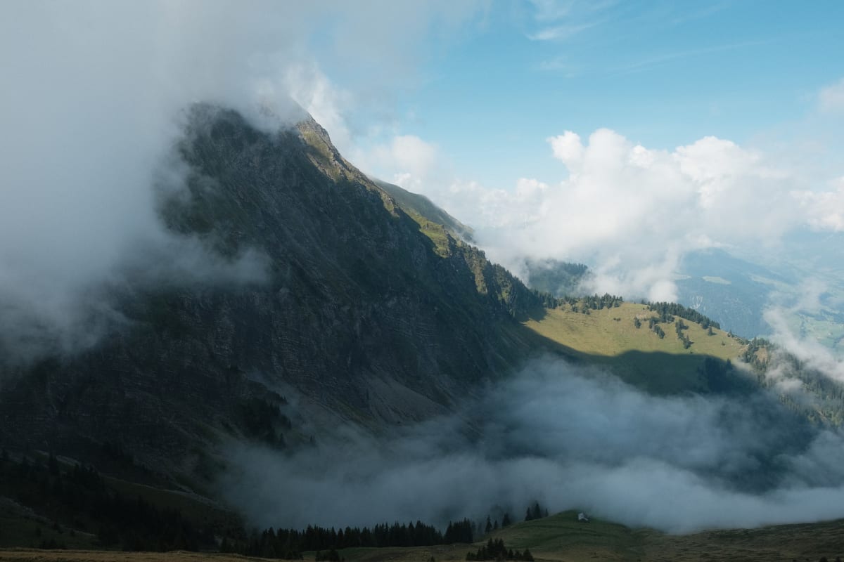 A view of the next part of the hike.