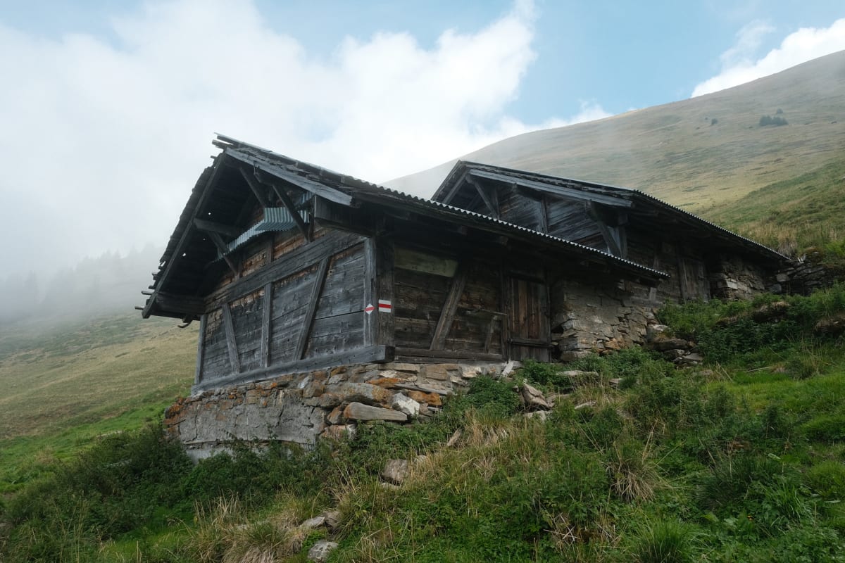 A farm house in the valley.