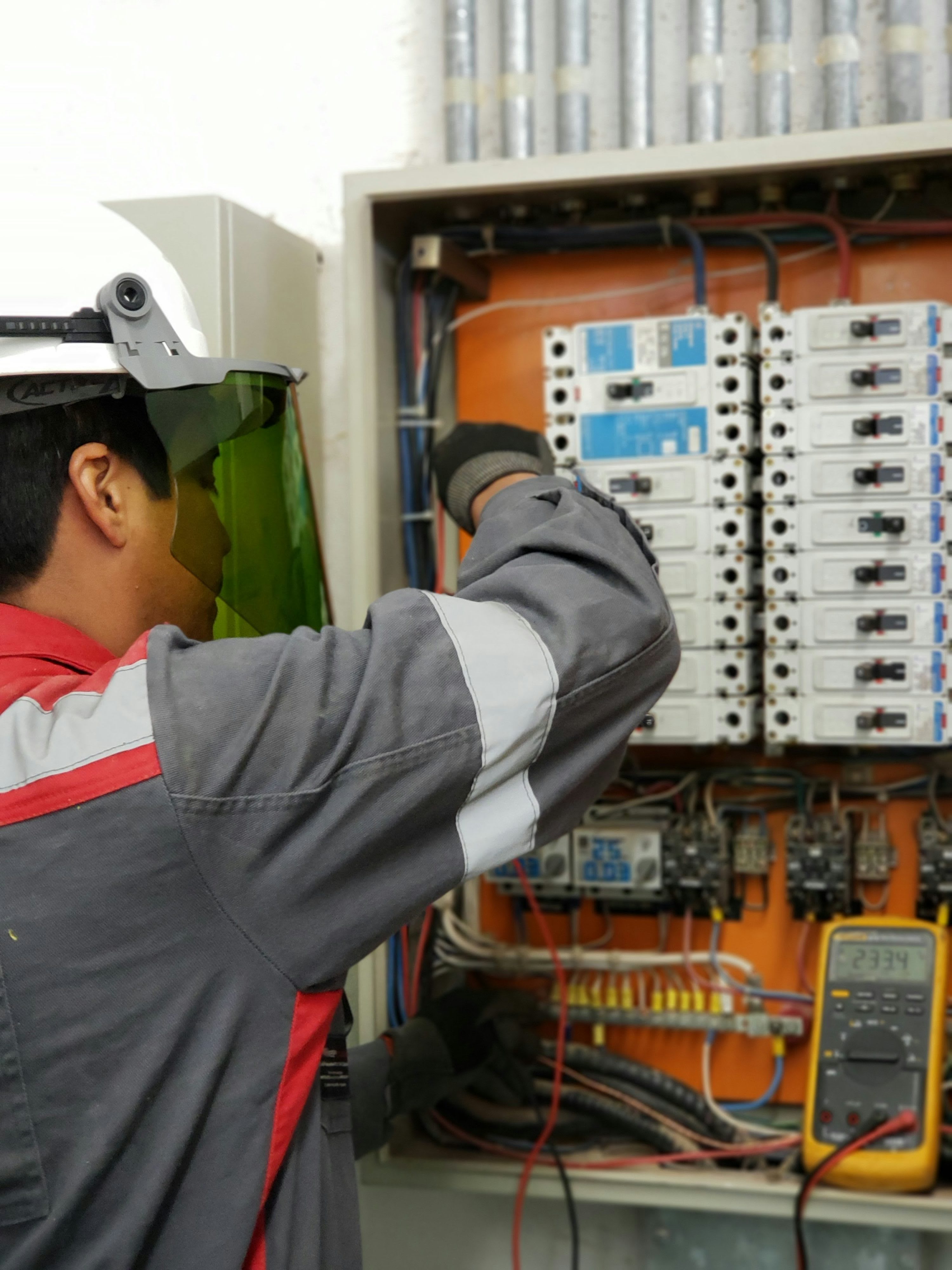 Ideal Electrical team working on industrial control panels