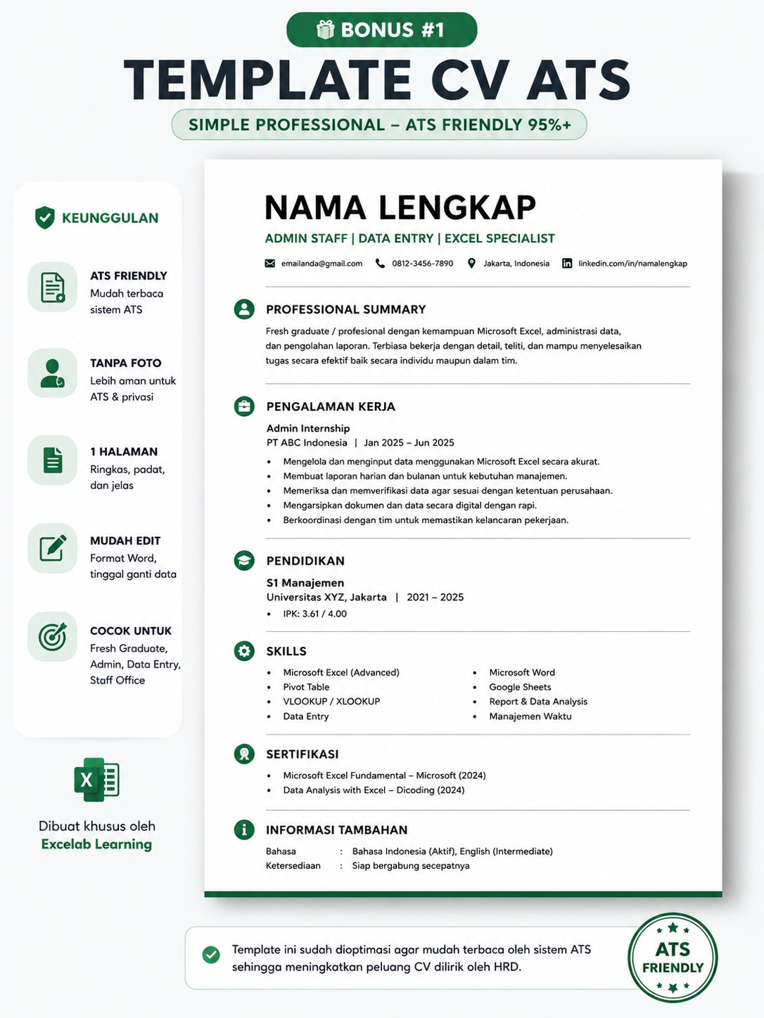 Template CV ATS