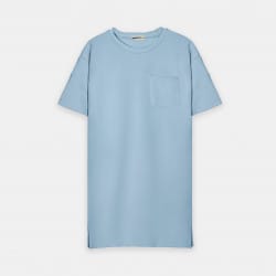baby blue unfinished dress 