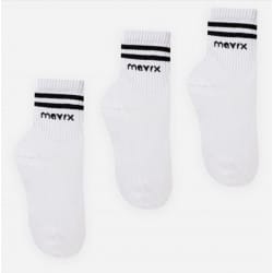 3 pairs of long white socks 