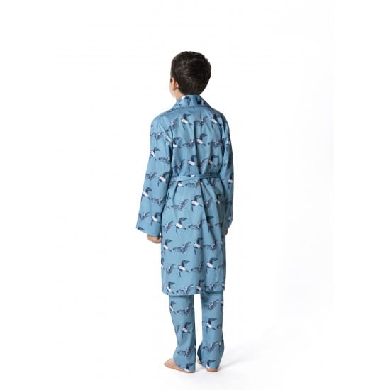 Woven Printed Kids Robe