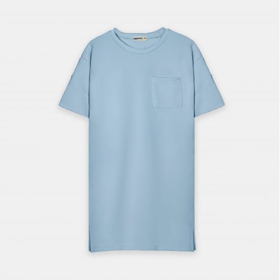 baby blue unfinished dress 