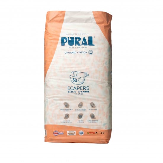 Diapers X-Large 12KG to 17KG (50PCS)