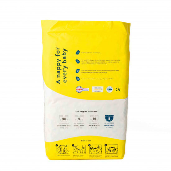 Diapers Large 10KG to 14KG (52PCS)
