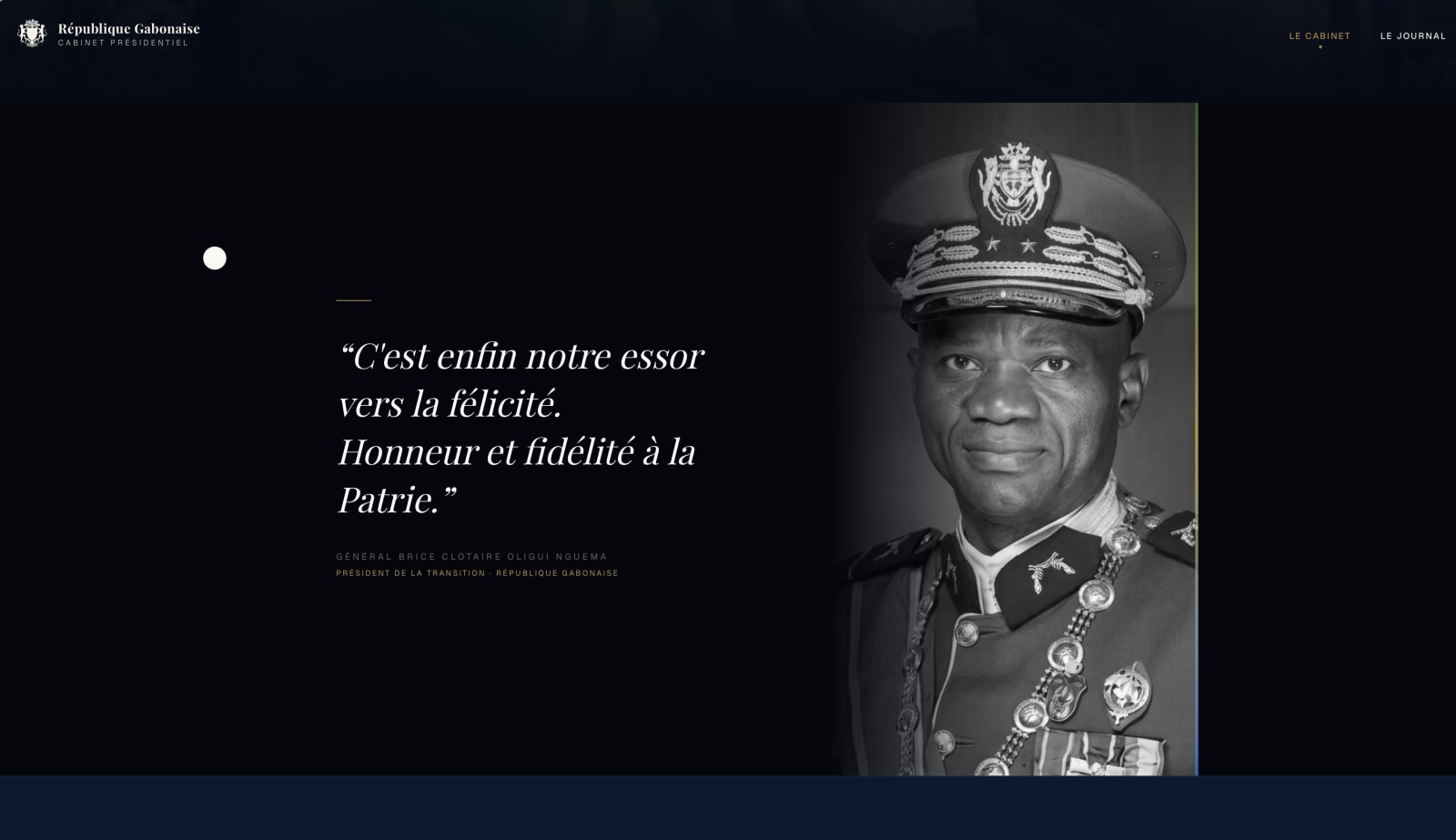 Cabinet Présidence Gabon — visuel 9