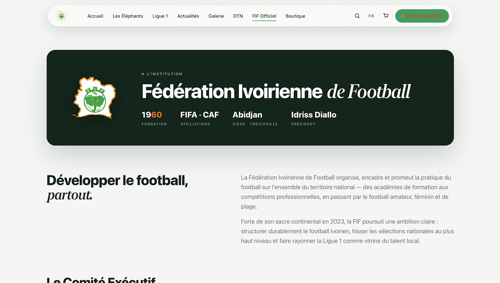 Fédération Ivoirienne de Football — visuel 12