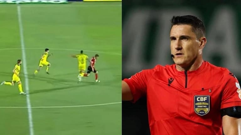 Árbitro Rafael Klein erra novamente contra Flamengo e ignora expulsão clara