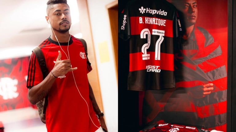 Bruno Henrique treina e fará teste final para Flamengo x Cruzeiro na Libertadores