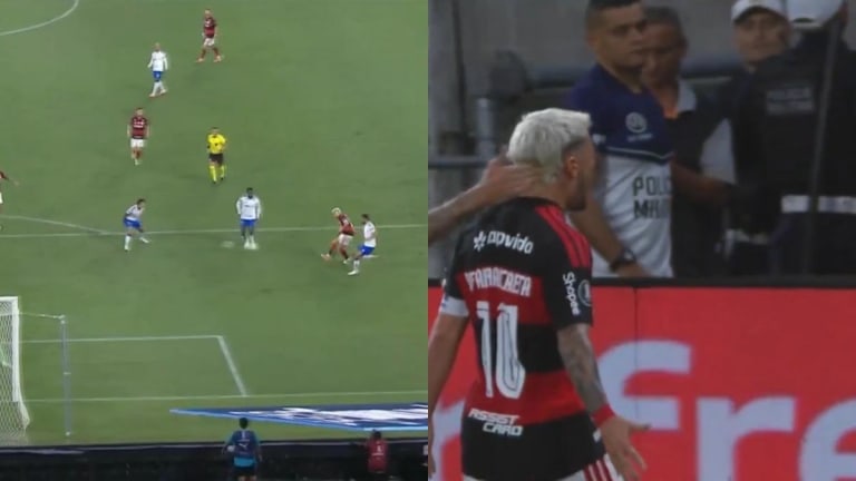 Com tabela de Pedro, Arrascaeta faz 'lei do ex' pelo Flamengo na Libertadores