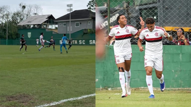 Golaço de Josmar garante liderança ao Flamengo e viraliza entre torcedores nas redes sociais