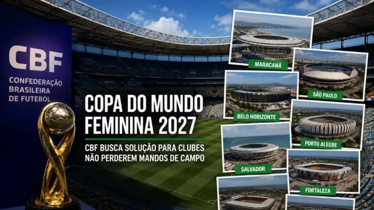 CBF estuda ajustes no calendário para evitar perda de mandos na Copa Feminina 2027