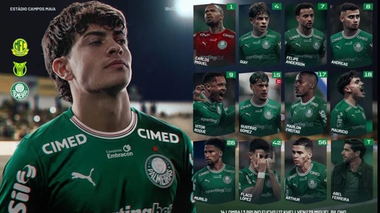 Mirassol x Palmeiras: escalações definidas e jogo pode diminuir diferença para o Flamengo