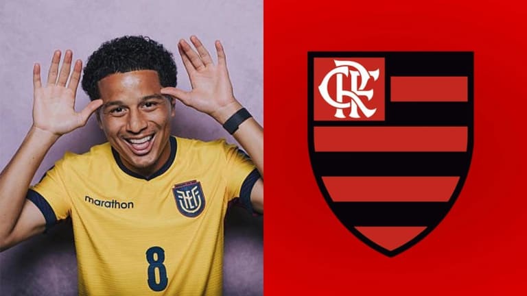 Anthony Valencia pronto para estrear pelo Flamengo contra o Mirassol