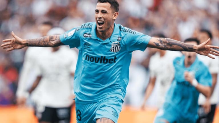 Com gol de Oliva, Santos vence Corinthians na Arena e respira contra Z4