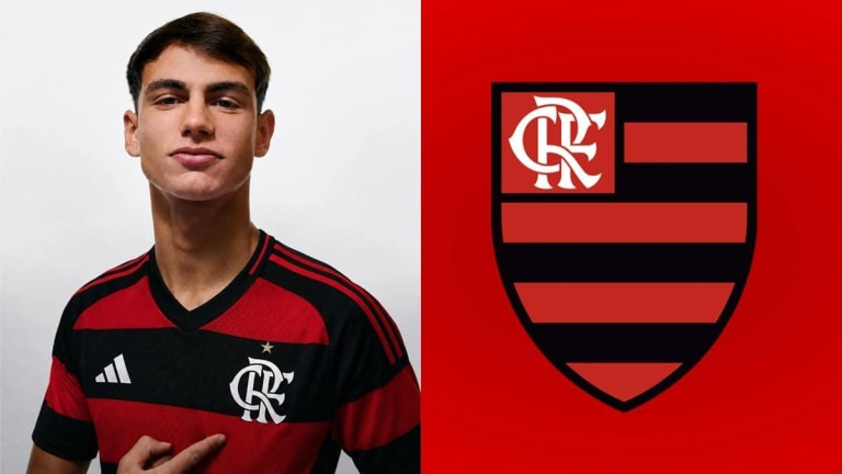 Atacante argentino Joaquin Freitas desembarca no Rio para assinar com o Flamengo