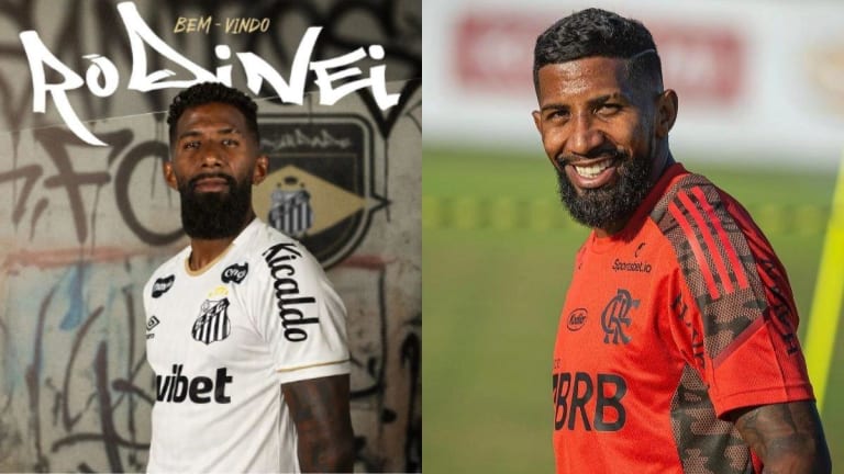Santos contrata Rodinei ex-Flamengo vindo da Europa até 2027