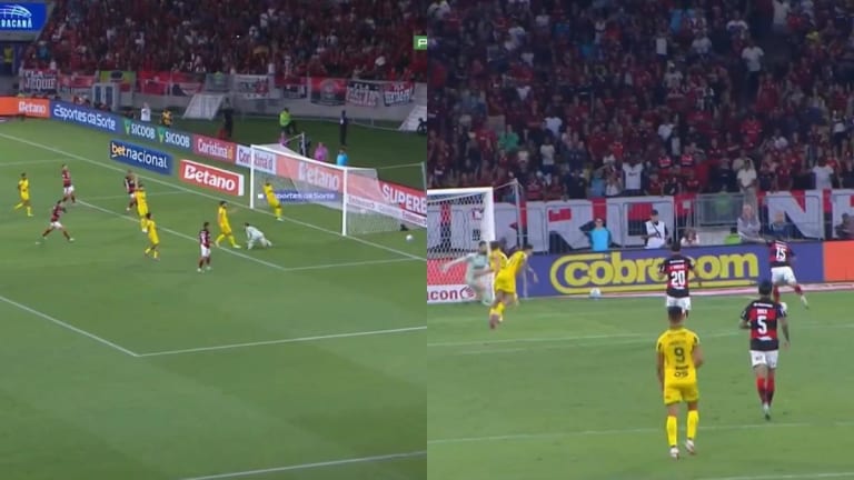 Carrascal marca golaço após assistência de Pulgar e coloca Flamengo à frente do Mirassol