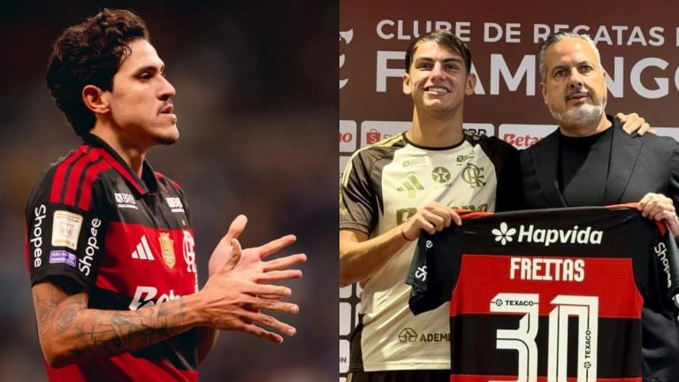 Novo reforço do Flamengo Joaquín Freitas comenta expectativa para ser reserva de Pedro