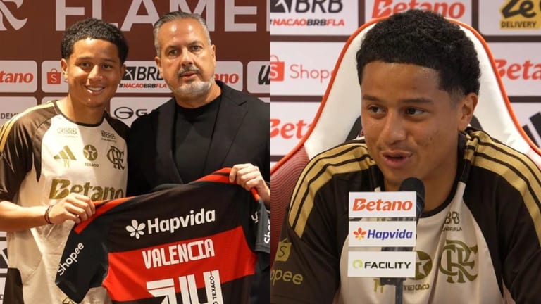 Novo reforço do Flamengo, Anthony Valencia projeta disputa por posição com Gonzalo Plata
